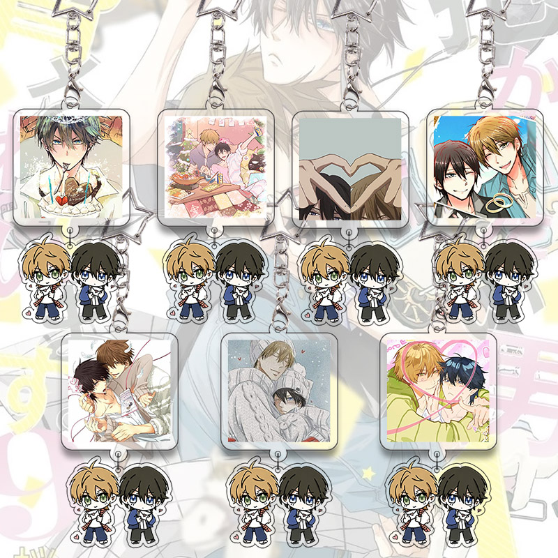 Anime Cosplay Couple - Dakaichi acryl sleutelhanger Yaoi BL Anime