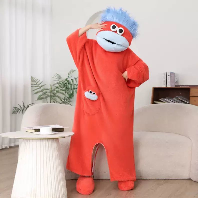 Leuke Cartoon Grote Mond Monst - Anime Cosplay Couple recensie en prijs