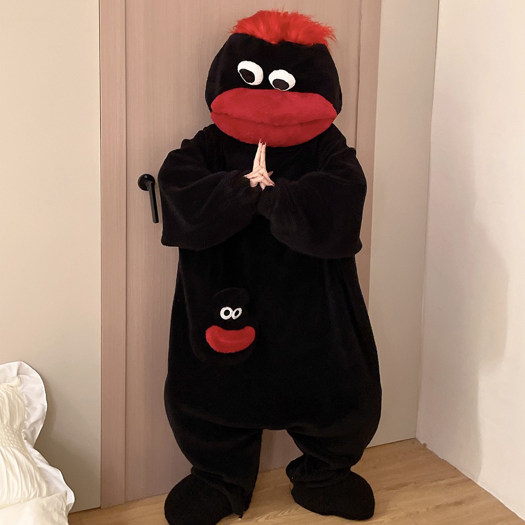 Leuke Cartoon Grote Mond Monst - Anime Cosplay Couple recensie en prijs
