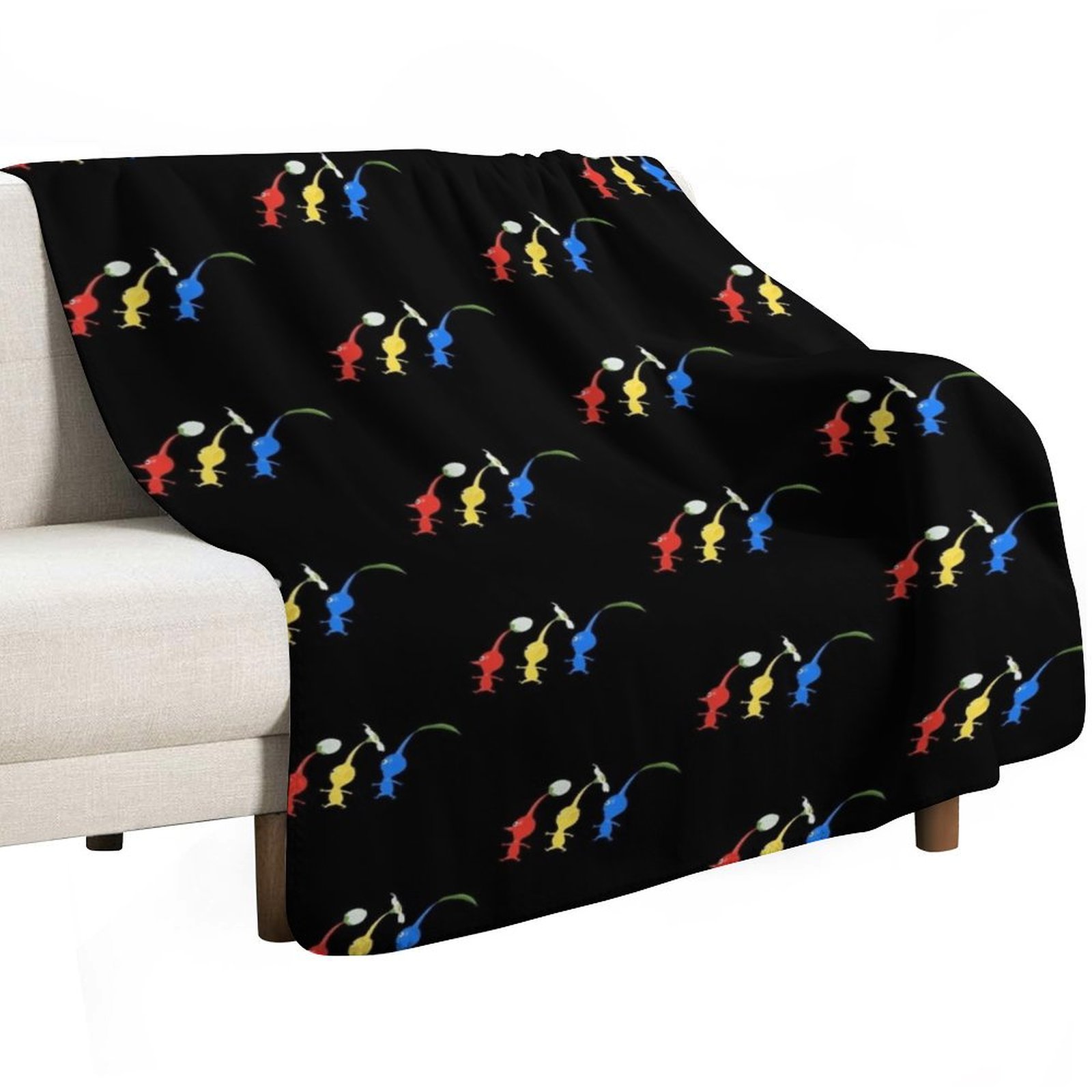 3 Pikmin Running Throw Dekens  - Anime Cosplay Idea recensie en prijs