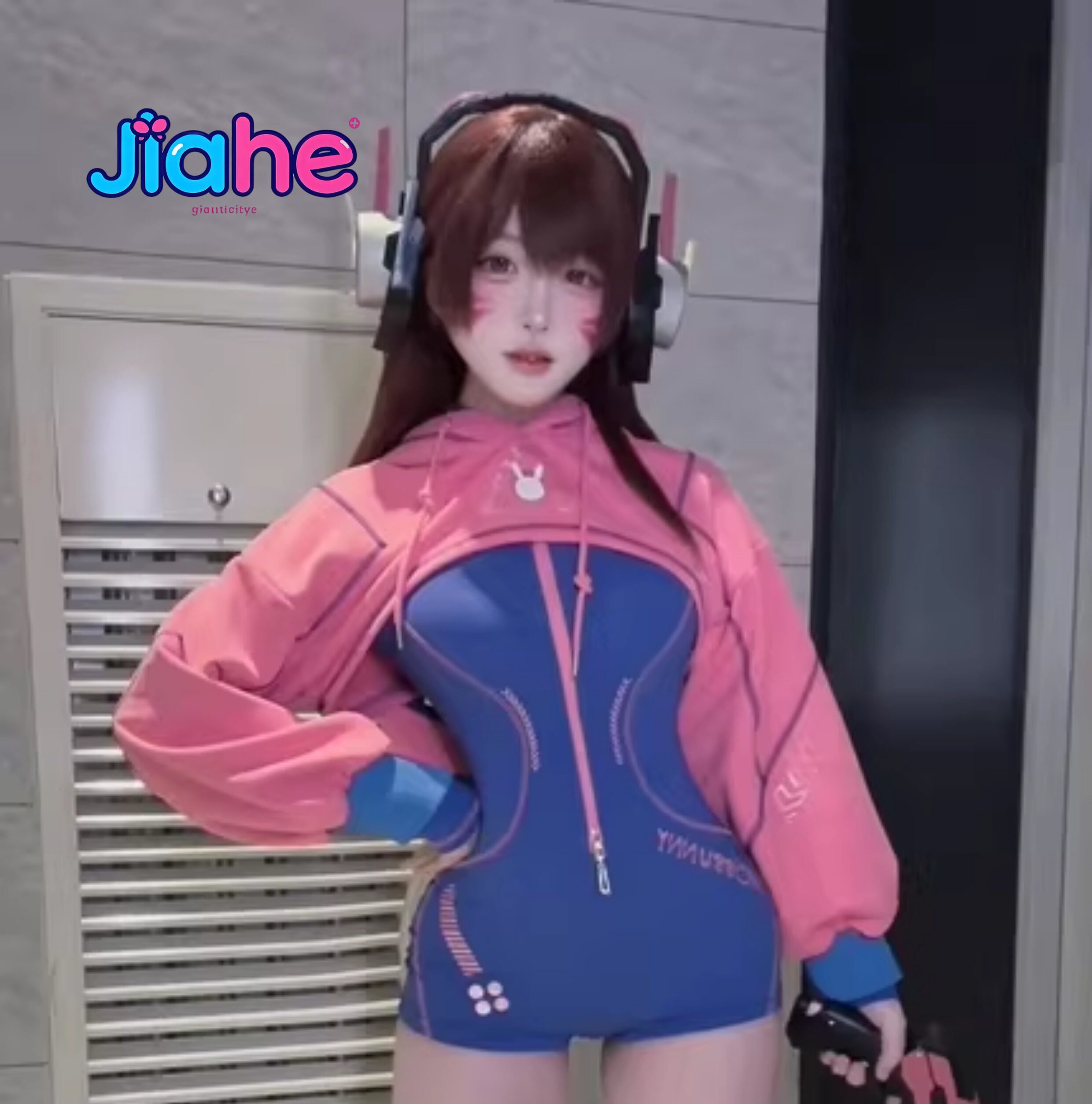 Op voorraad D.Va Overwatch Cos - Anime Cosplay Jumpsuit recensie en prijs
