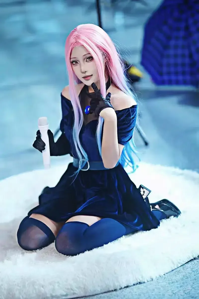 2026 Mizi Cosplay Kostuum Anim - Anime Cosplay Blue Hair recensie en prijs